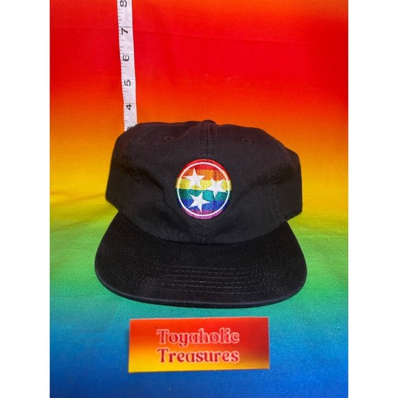 No brand / Not sure Other - Tennessee Tri Star Rainbow Pride Flat Bill Strap Back Hat Cap